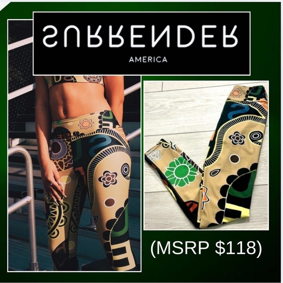 Surrender,(MSRP$118) Fun,Funky & Fabulous Leggings,The Fit is Incredible, Size S - Picture 1 of 10